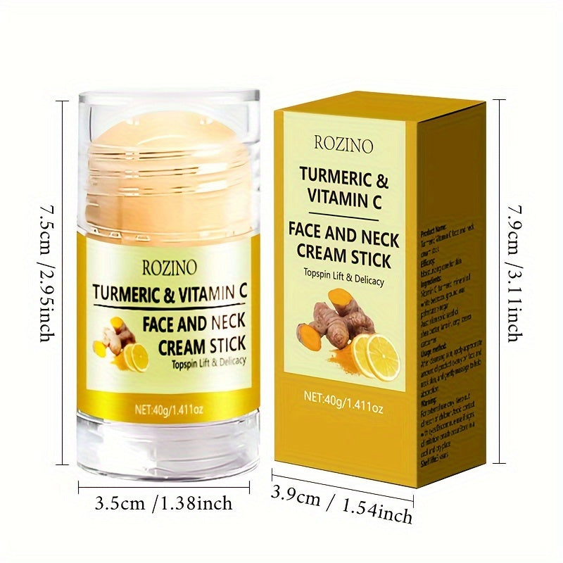 [40g Hydrating Face Cream Stick] ROZINO Turmeric & Vitamin C Hydra