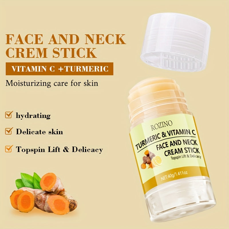 [40g Hydrating Face Cream Stick] ROZINO Turmeric & Vitamin C Hydra